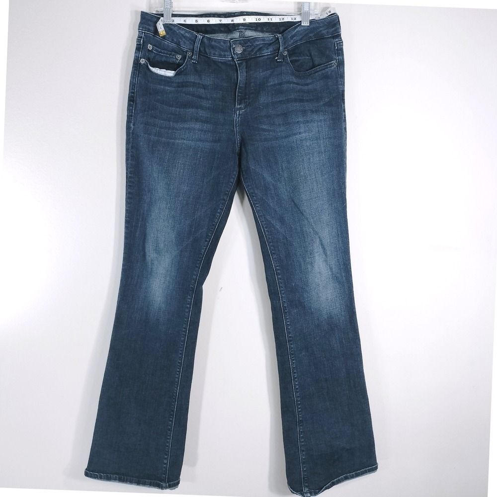 Lucky Brand Blue Jeans; Lolita Boot Mid Rise Stretch Denim